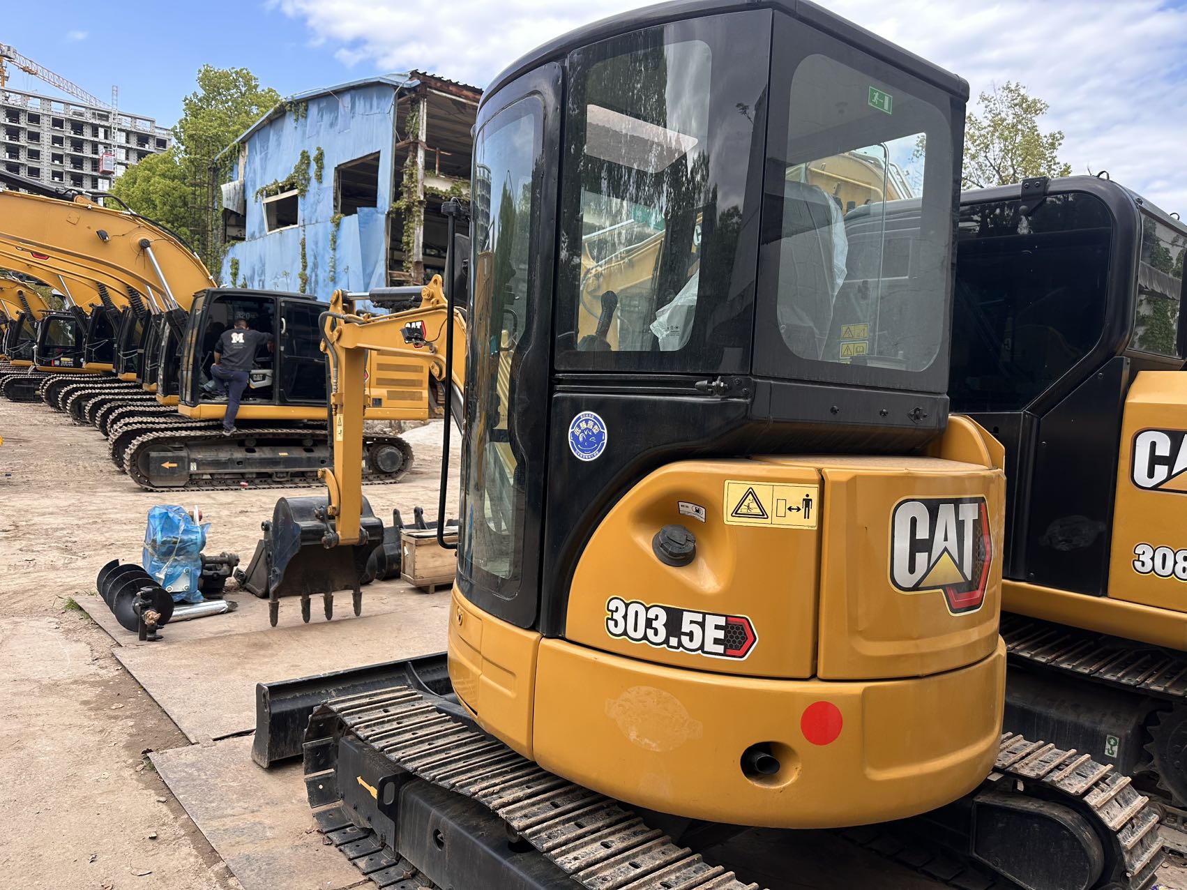 Caterpillar 303.5E Used Excavator Supplier Caterpillar 303.5E Used Excavator Supplier