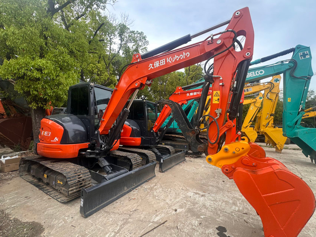 Kubota KX163 5.6T Mini Used Excavator Fuel Saving Ready To Use Second Hand Excavator Supplier