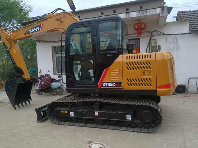 SANY SY95C 9.18 Ton Compact Hydraulic Excavator, Yanmar Engine, 0.38m³ Bucket Capacity Used Heavy Equipment Supplier