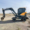 Used Hyundai R60 Wheel Excavator Original Hyundai Used Machinery Supplier