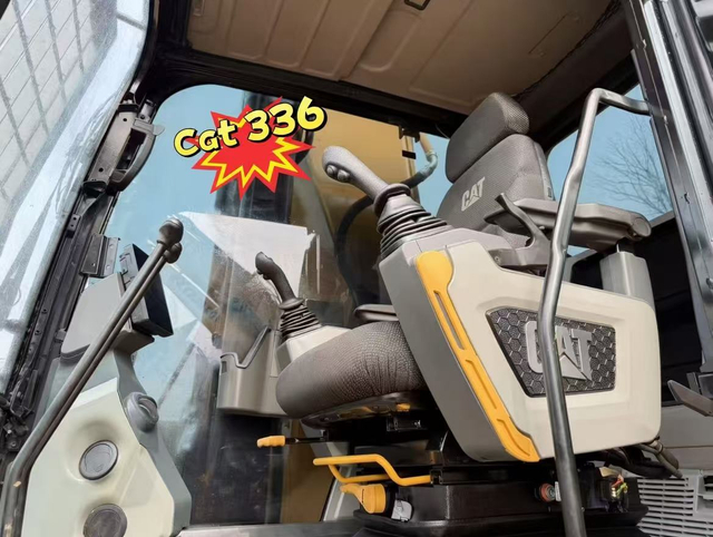 Cat 336 Next Gen Excavator with Cat C7.1 TTA Engine, Ideal for Mining, Road Construction, Quarry & Port Loading