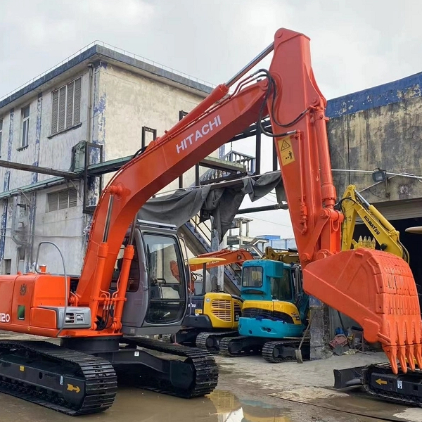 Used Hitachi EX120-5 Hydraulic Crawler Excavator Made in Japan