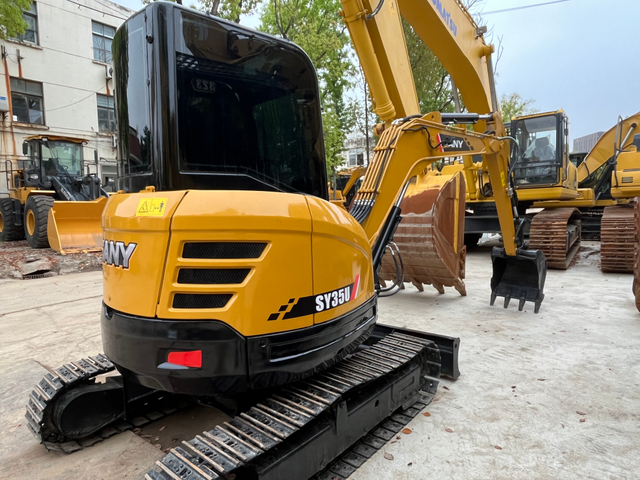 SANY SY35U 3.5T Used Mini Excavator Compact Flexible Zero Tail Swing Cost-Effective SecondHand Digger Manufacturer