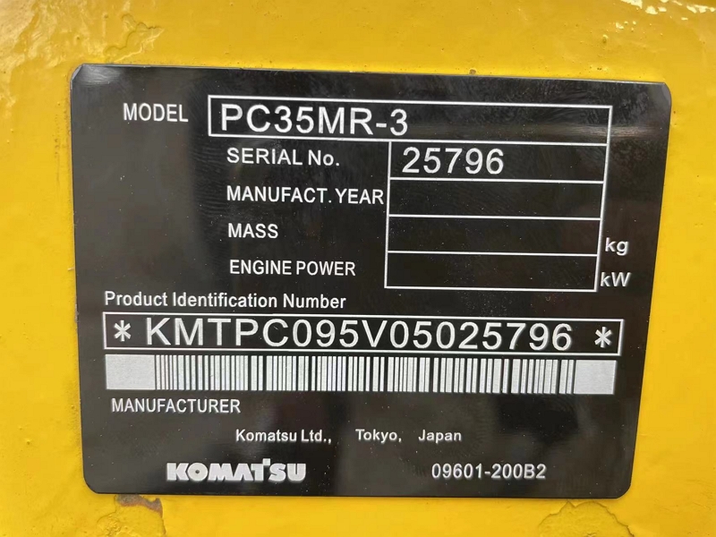 Komatsu PC35 used excavator