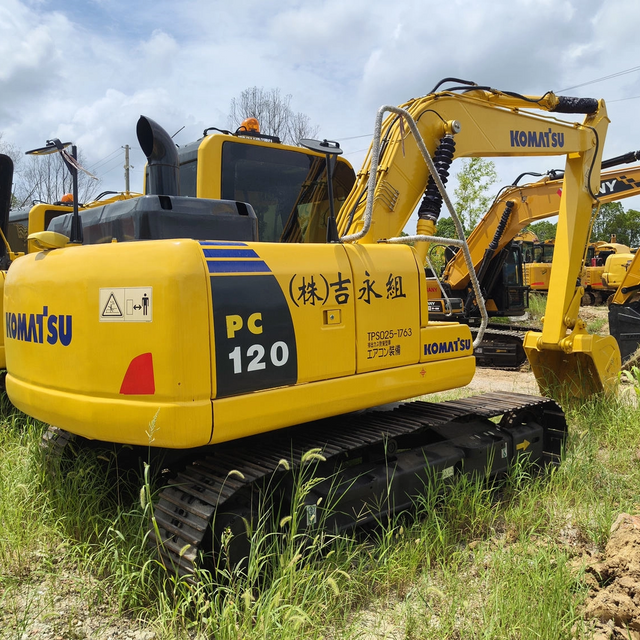 Komatsu PC120 12T 0.35m³ Backet Capacity Small Used Excavator Powerful Engine Earthmoving Built Second-Hand Excavator Manufacturer